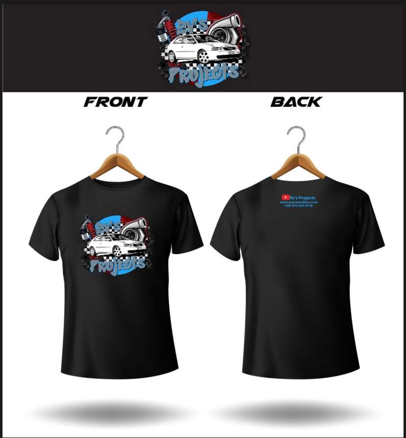 Ev's Projects T-Shirt  Black