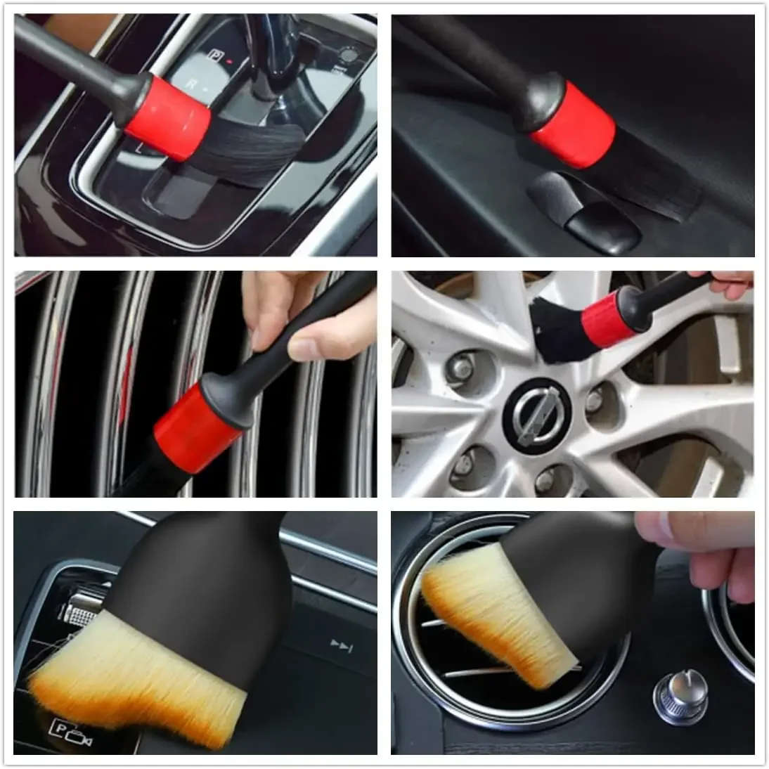 Audi & VW Detailing Brush Set  6-Piece Interior & Exterior Kit