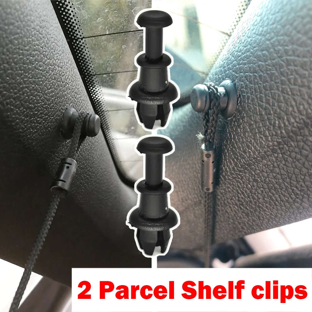 Audi A3 / S3 / Q5 / SQ5 / Q2 / Q3 Boot Parcel Shelf Strap Clips  2-Piece