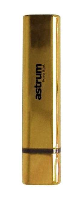 Astrum 2600mAh Power Bank - 1 x USB - Gold - Astrum