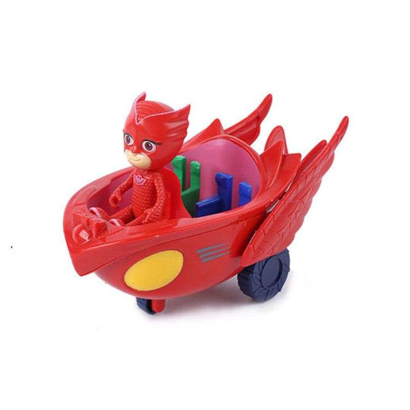 PJ Mask Figurines and Vehicle - Owlette