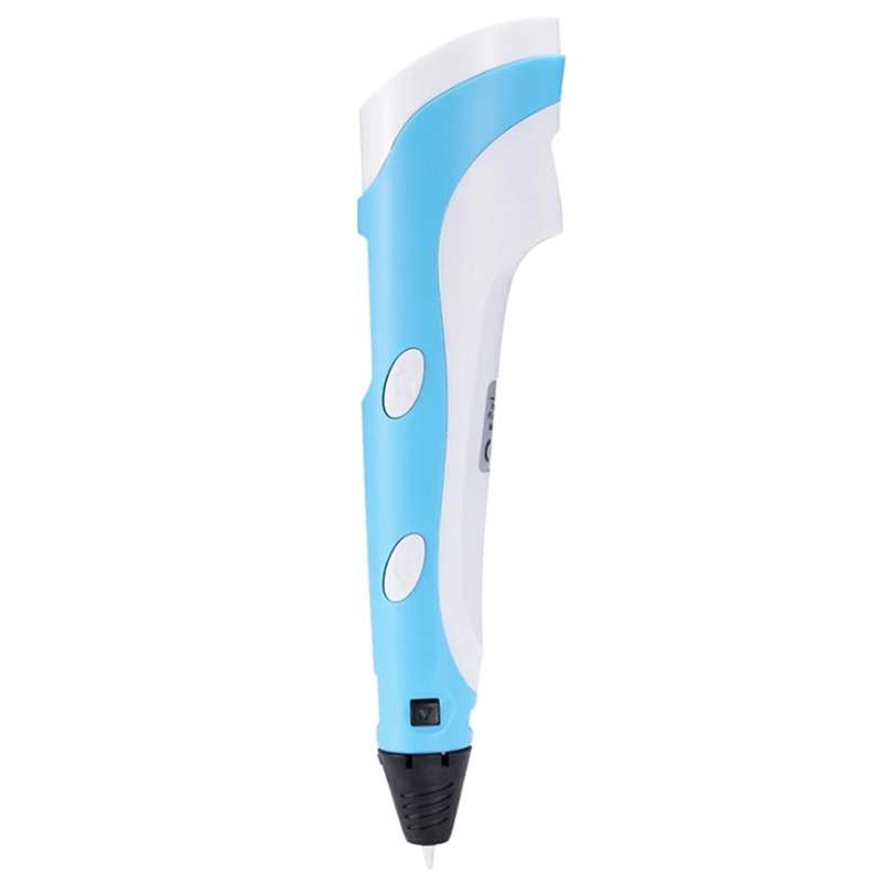 V2S 3D Printer Printing Pen with LED Display Light Blue