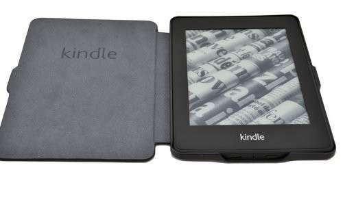 Kindle Paperwhite 2015 Flip Cover Case - Black