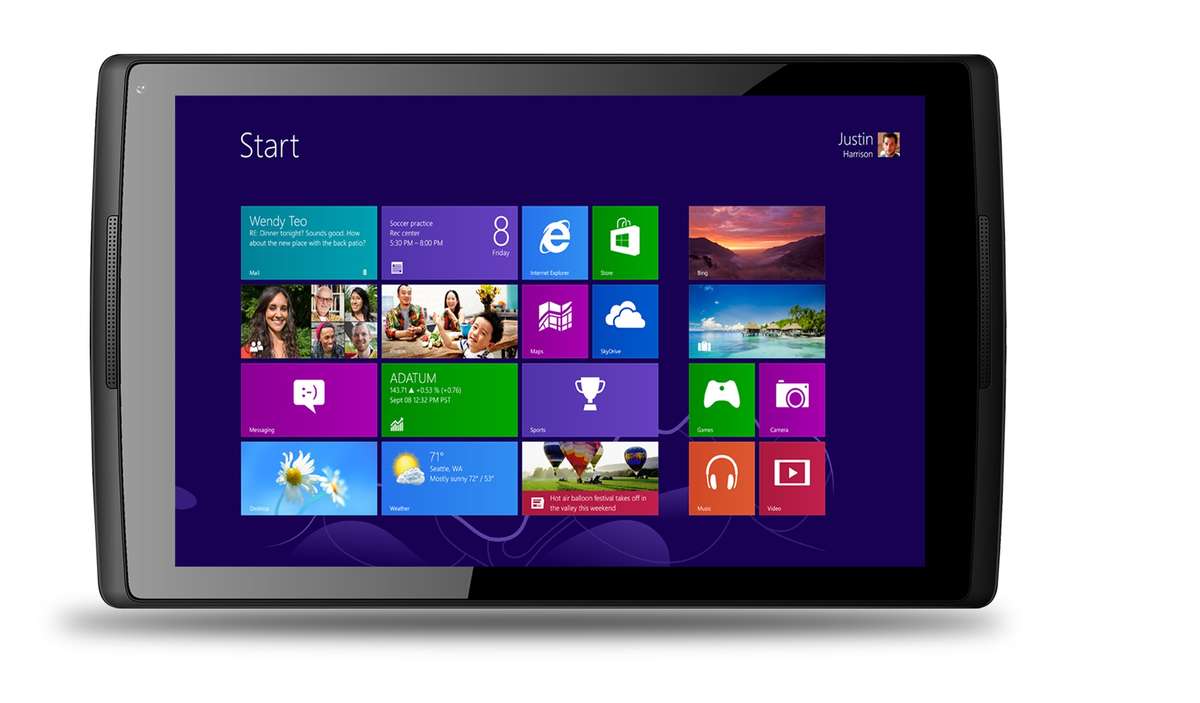 Mecer Xpress Exec A801 8''Win8.1 Tab Z3735G/1Gb/16Gb/3G Silver - Mecer