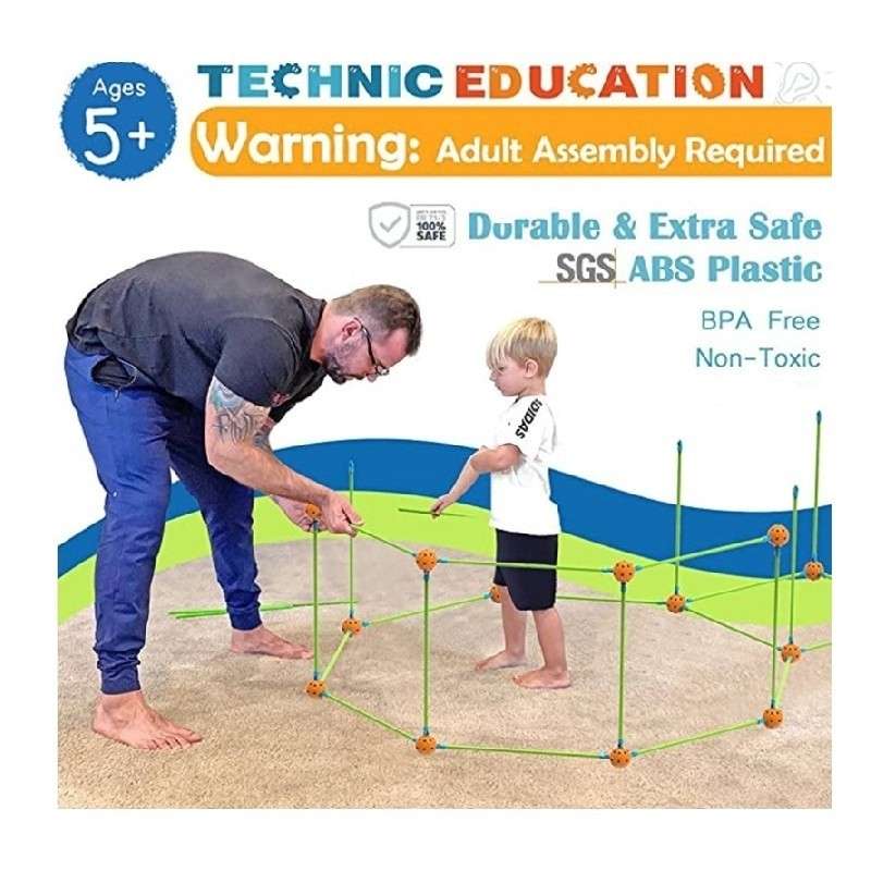 Fort building kit - 210 pieces