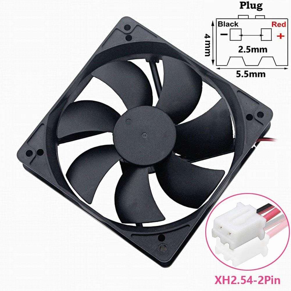 120MM Fan with XH2.54 - 2 pin connector