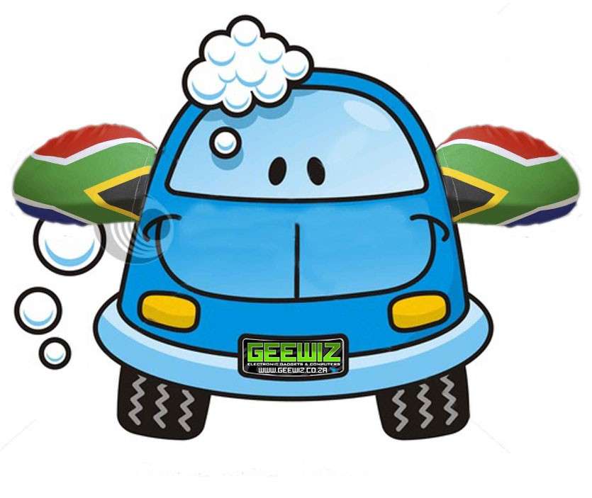 SA Car Mirror Flag Sock - Show your support for Mandela!