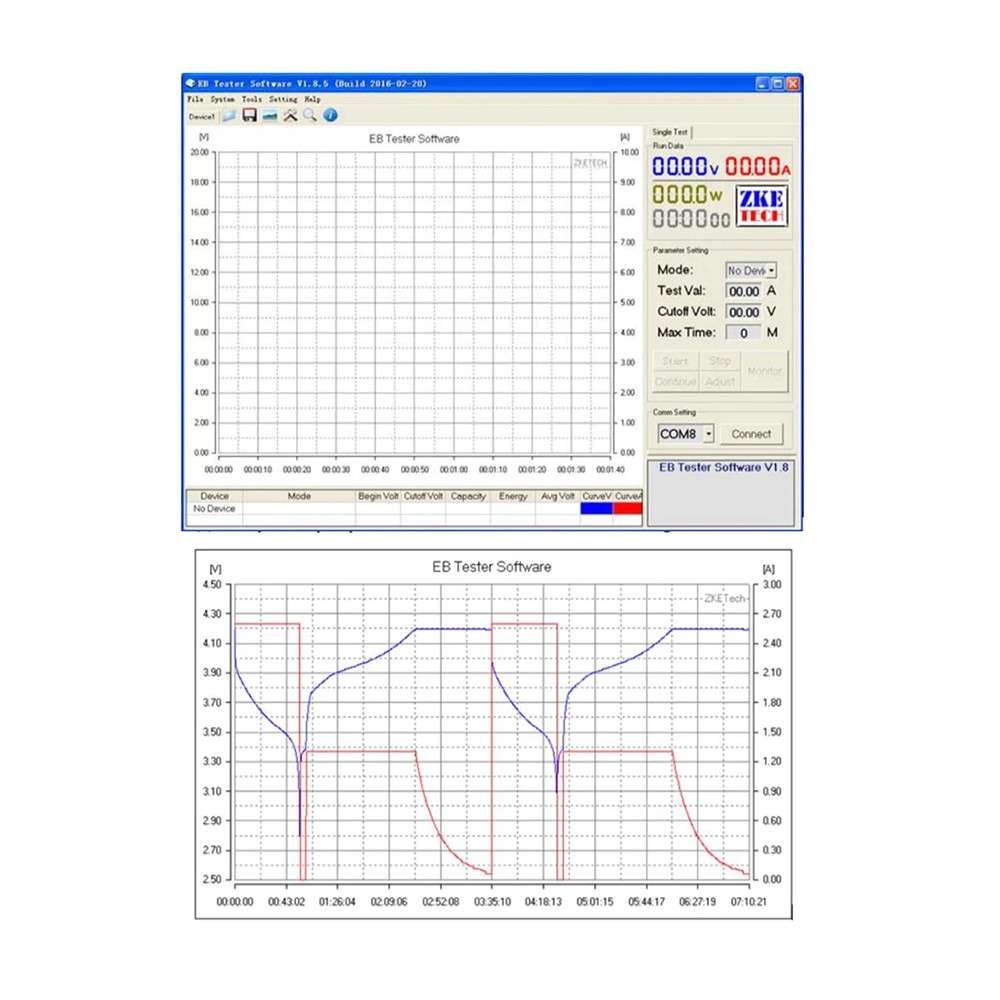 EBC-A10H Multifunction Electronic Load Battery Capacity Tester - DC 19-24V / 4A or Above