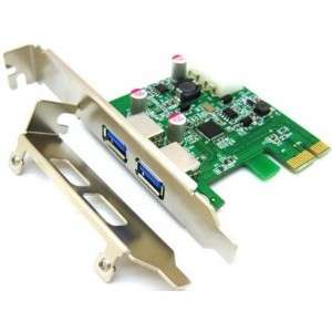 Mecer PCIe 2 Port USB 3.0 Adaptor Card W/LP Bracket - Mecer