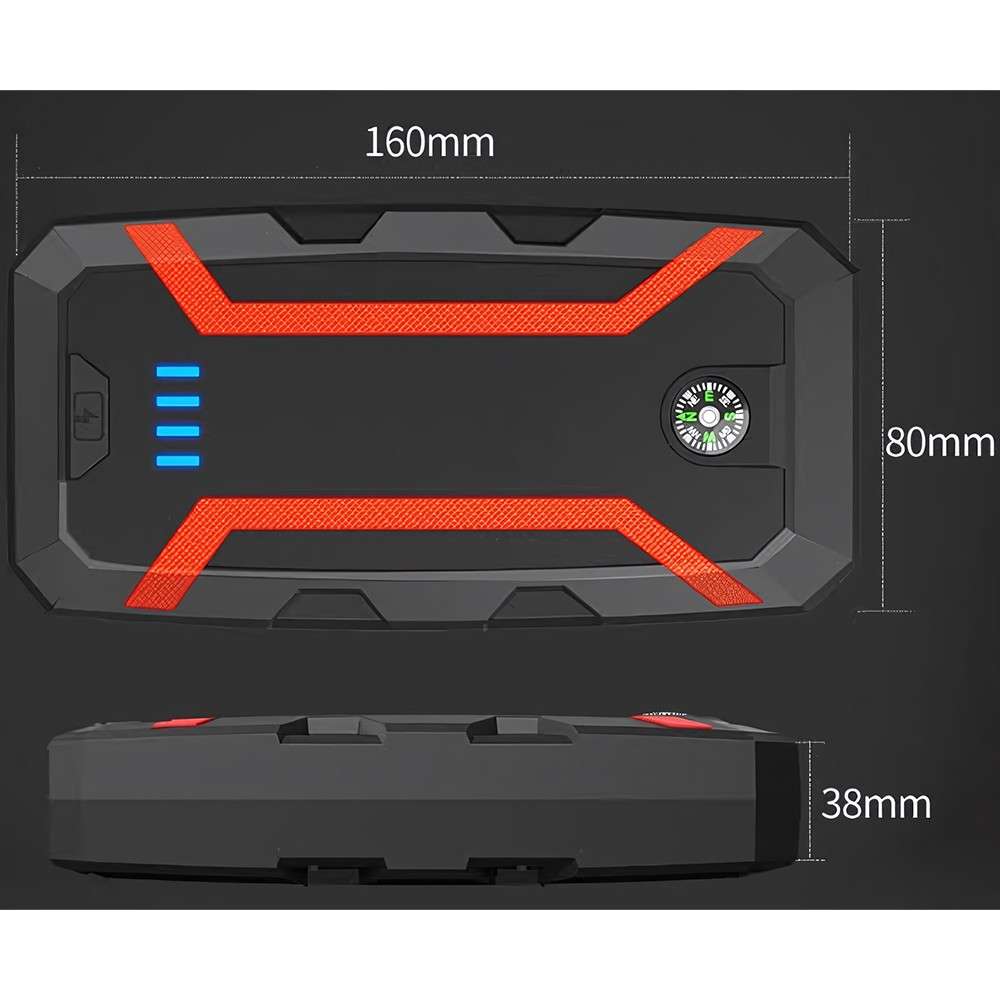 Car Jump Starter Power Bank - 12V / 22000mWh (6000mAh) Power Bank
