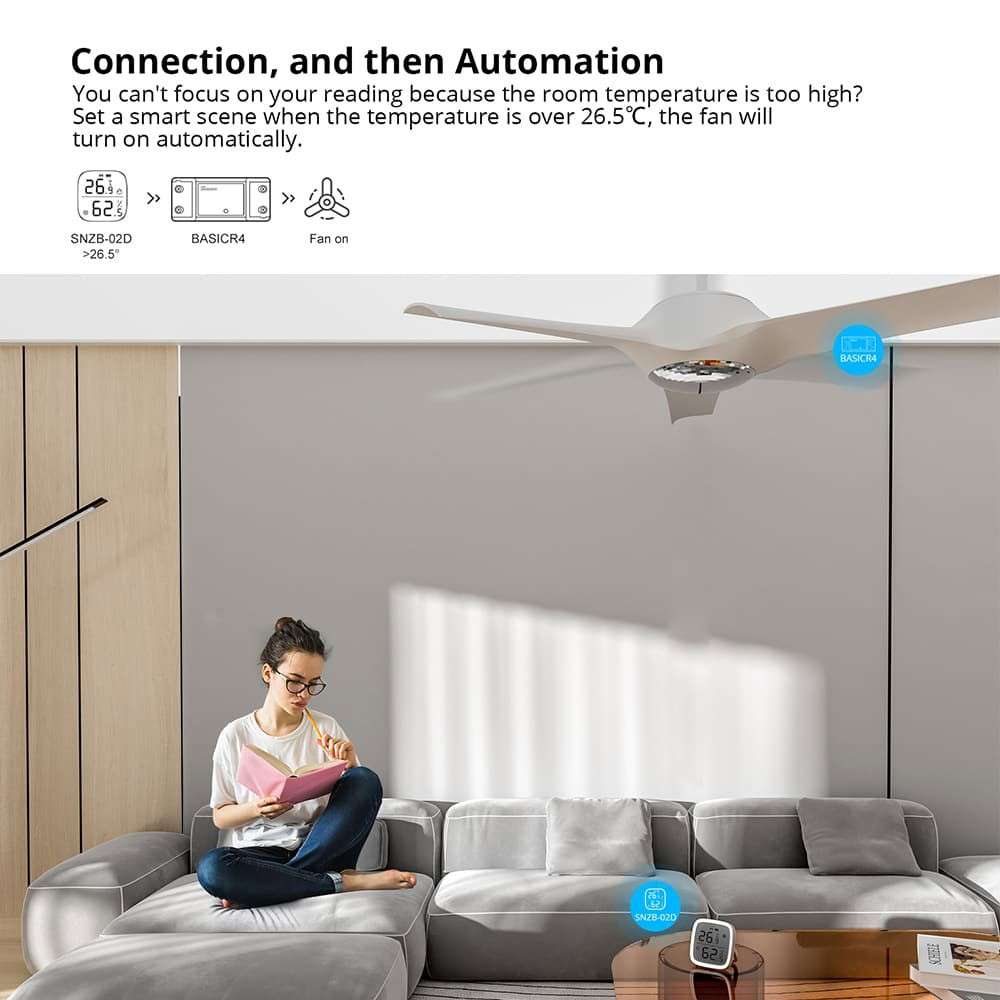 Sonoff Basic R4 WiFi Smart Switch - upgraded to Enhance Basic Functions and Increase Performance
