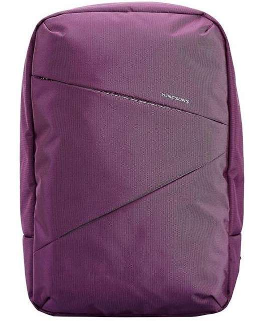 Kingsons - 15.6 Laptop Backpac - Purple - Kingsons