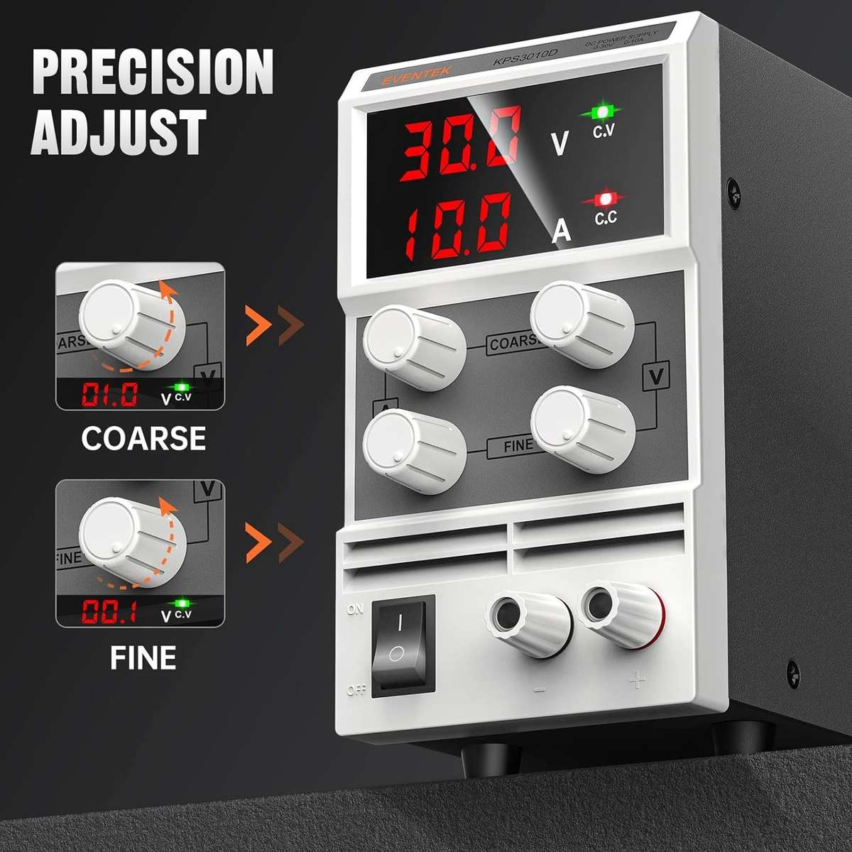 30V / 10A Adjustable Switching Power Supply PSU