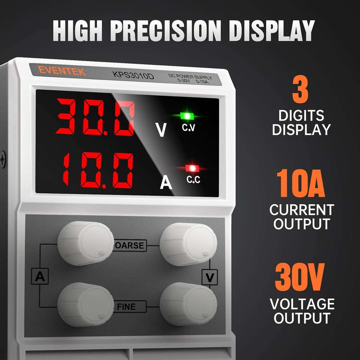 30V / 10A Adjustable Switching Power Supply PSU