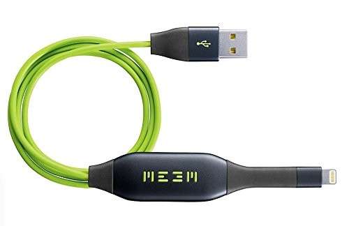 MEEM Memory Cable - Charging & Automatic Back-Up for iPhone Smartphone (32GB)