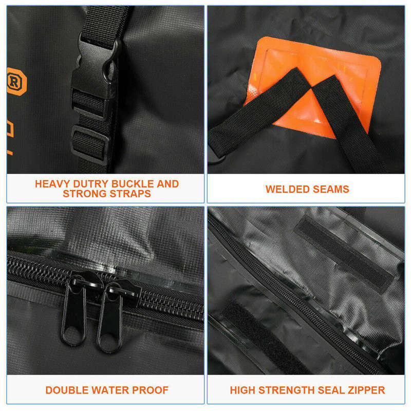 Car Roof Top Carrier Bag - Roof Rack Model (Black)