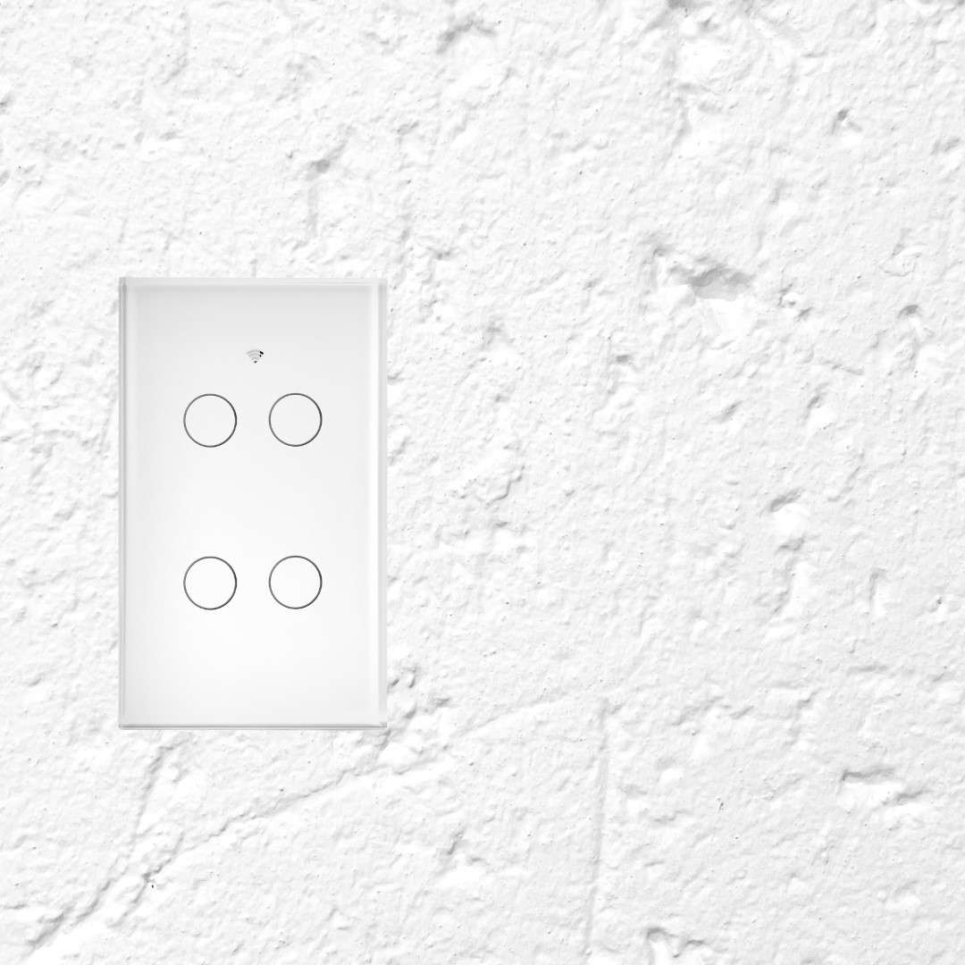 GeeWiz Wifi Smart Light Switch (NO NEUTRAL REQUIRED) - TUYA + Capacitor 1 Gang