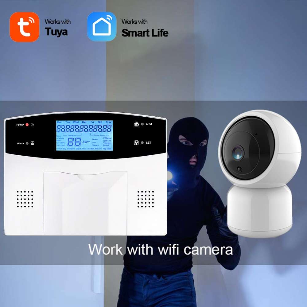 Tuya WIFI + GSM Alarm System Kit