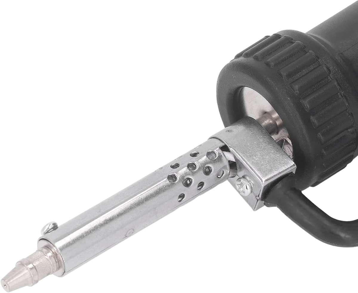 Electric Desoldering Iron - Stainless Steel ABS Solder Suction Cup Automatic Portable Welding Sol...