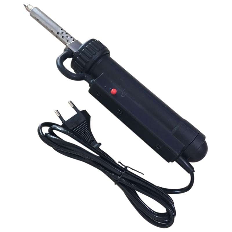 Electric Desoldering Iron - Stainless Steel ABS Solder Suction Cup Automatic Portable Welding Sol...
