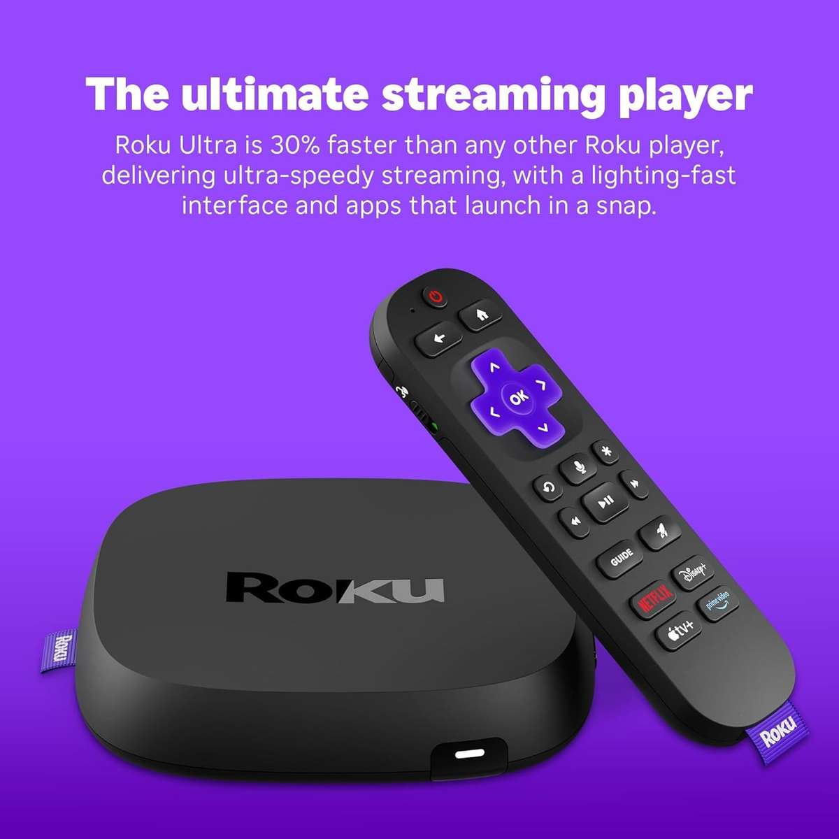 Roku Ultra 2024: Ultimate 4K Streaming Device with HDR10+- Dolby Vision & Atmos- Wi-Fi 6- Bluetoo...