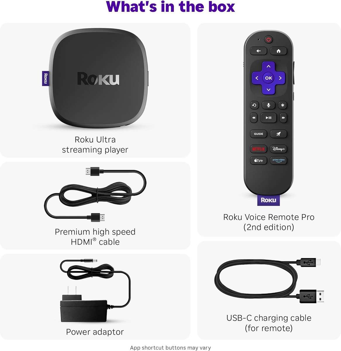 Roku Ultra 2024: Ultimate 4K Streaming Device with HDR10+- Dolby Vision & Atmos- Wi-Fi 6- Bluetoo...