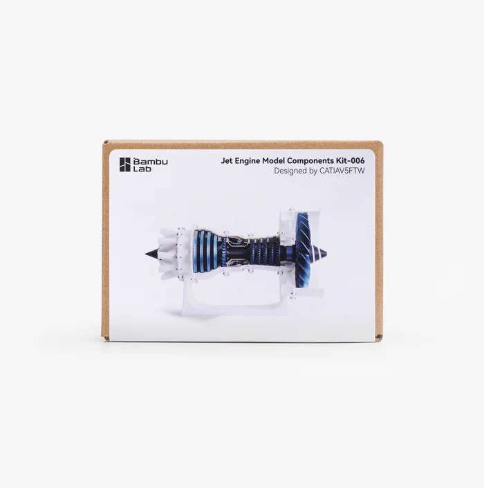 Jet Engine Model Components Kit 006  DIY Jet Engine Model