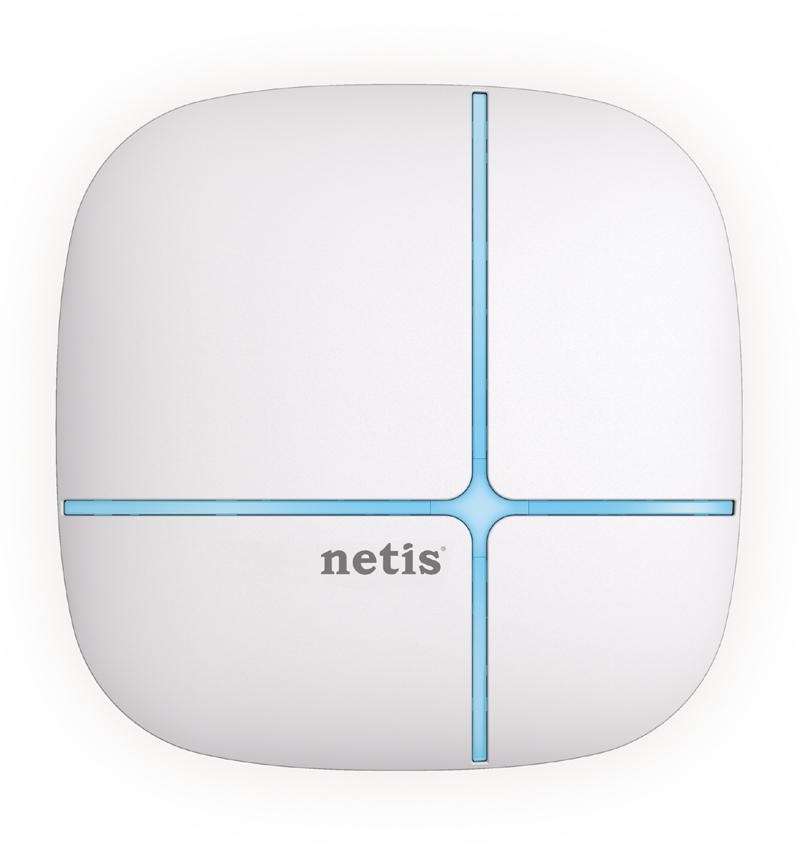 Netis 300Mbps Wireless N High Power Ceiling-Mounted Access Point (Passive PoE)WF2520P - Netis