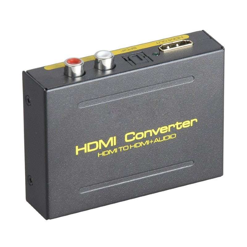 HDMI Audio Extractor Converter - 4K HDMI Input to HDMI / Optical TOSLINK SPDIF and Analog RCA L/R...