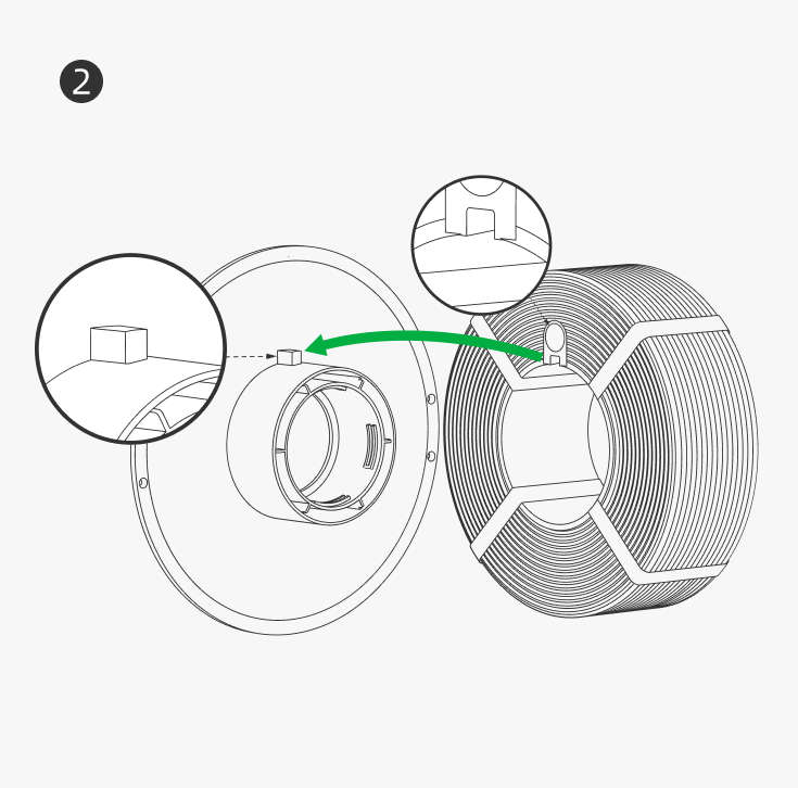 Bambu Lab Reusable Spool - Low & High-Temperature Versions Available High-Temp