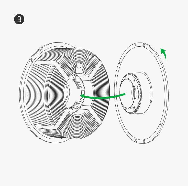 Bambu Lab Reusable Spool - Low & High-Temperature Versions Available High-Temp
