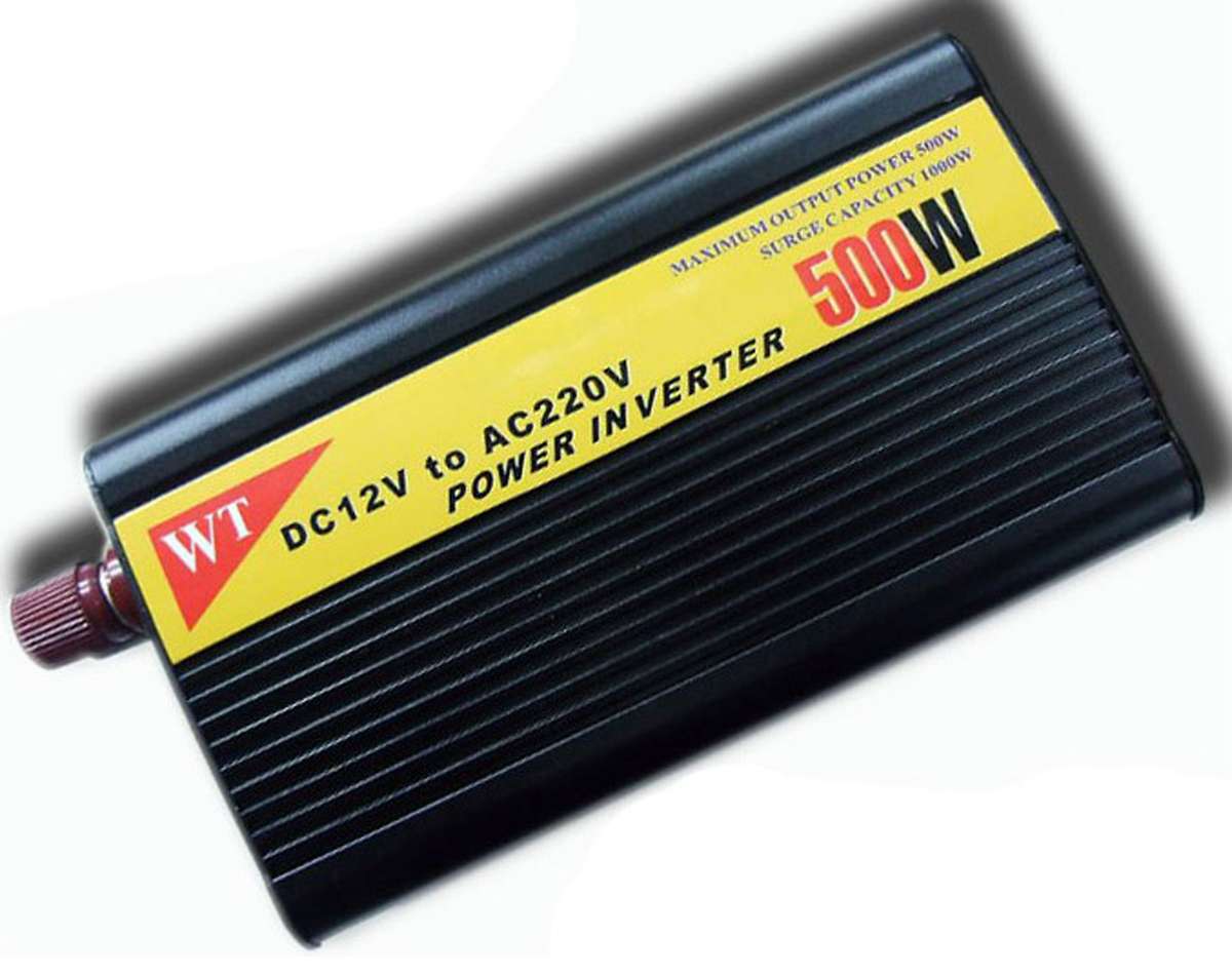 500W Inverter + Built-in 8A Battery Charger + SA Wall Plug