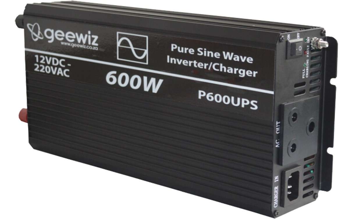 600W PURE Sine Wave Inverter + Battery Charger + ATS (UPS) - No
