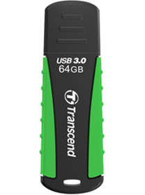 Transcend JetFlash¿810 USB 3.0 Super Speed RUGGED Flash Drive 64GB