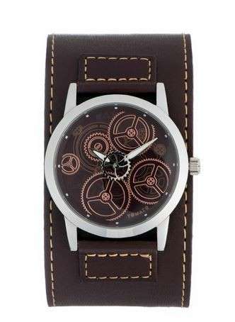 Tomato Men's Brown Trendy Cuff Watch
