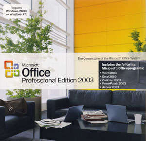 Microsoft Office Professional 2003 With Business Contract Manager Update