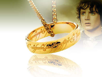 LOTR Collectable - Ring + Golden Chain!*