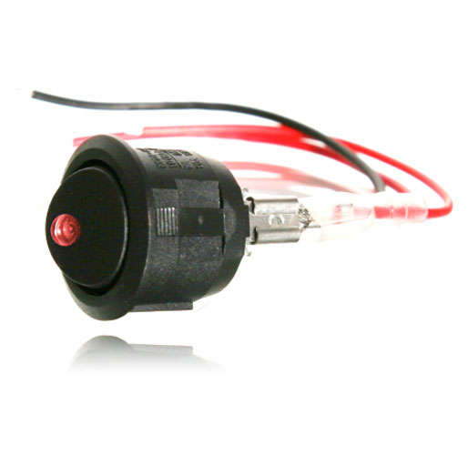 Illuminated mini switch (white) by lumi LED Lights