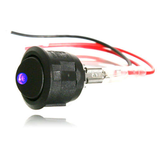 Illuminated mini switch (white) by lumi LED Lights