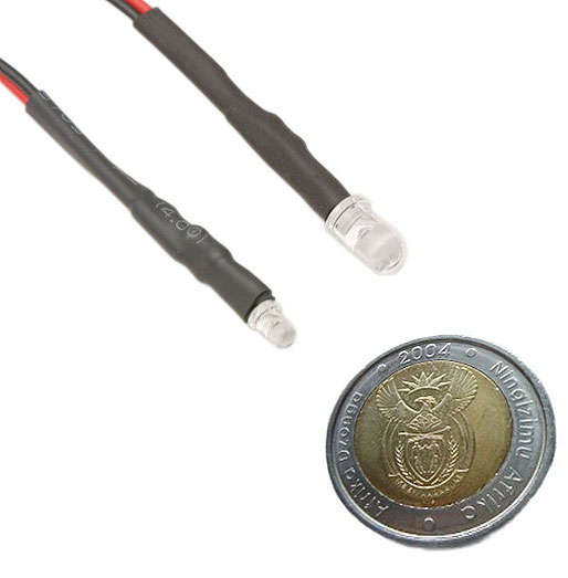 PreWired Single LED (5mm blue) by lumi LED Lights