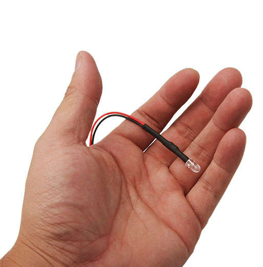 PreWired Single LED (5mm blue) by lumi LED Lights