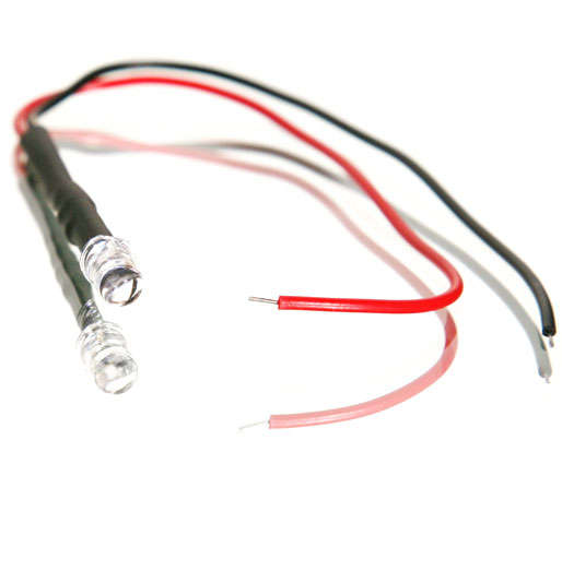 PreWired Single LED (5mm blue) by lumi LED Lights