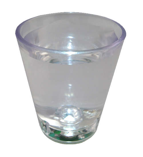 Double Shot Glass (clear) by lumi LED Lights