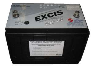 102ah 12V EXCIS FMF102 BATTERY  - SOLAR