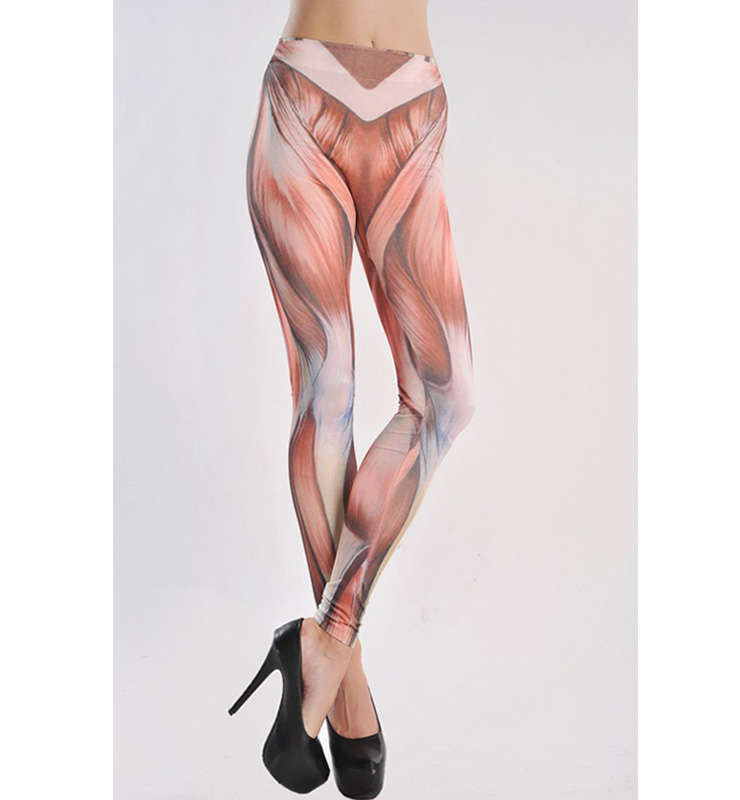 Novel Muscle Printing Leggings