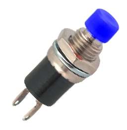 PUSH BUTTON RND N.O. 1A  BLU-T - B163A-BL