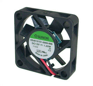 FAN 40sqx10 12VDC SLV LEAD 1W2  EE40101S1-0000-999