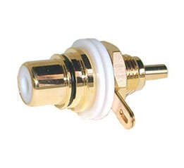 SOCK RCA P/M GOLD/PLTD BLACK  K29487-BLACK