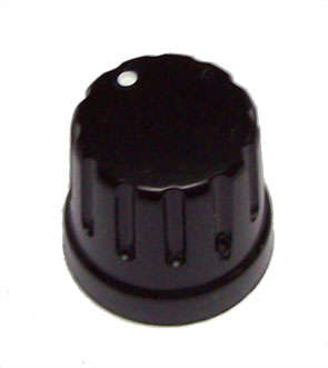 KNOB PLASTIC BLK 13x12.5  S88805