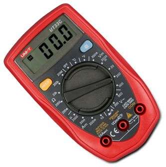 DMM 500V;10A;RES;TEMP;SQ;DIODE - UT33C